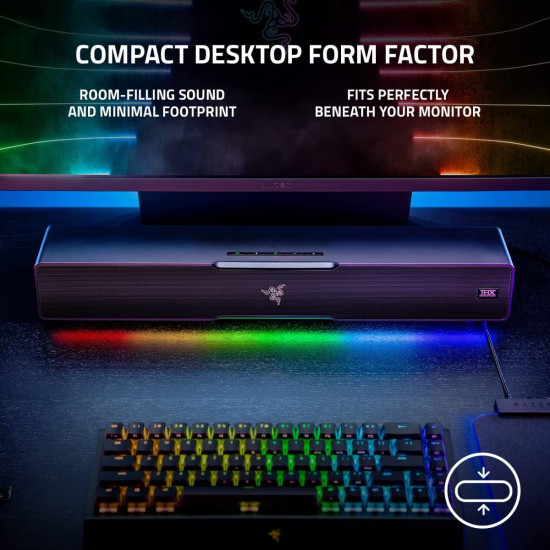 Razer LEVIATHAN V2 - RGB Gaming Sound Bar - THX Spatial 7.1 Audio