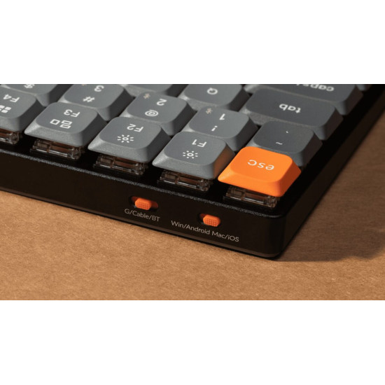 Keychron K3 Max QMK/VIA Wireless Custom Mechanical Keyboard-Red Switch (Hot-Swappable)