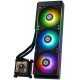 Lian Li HydroShift LCD 360 RGB fan Black  - AIO GPU Liquid Cooler  with ARGB Fans