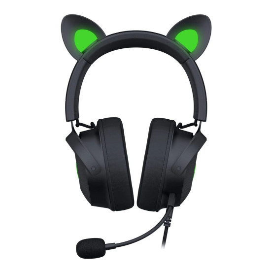 Razer KRAKEN KITTY V2 PRO - Black - RGB - USB 7.1 Gaming Headset - Kitty, Bear, Bunny Ears