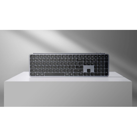 Keychron B6 Pro (B6P-K1) Ultraslim Wireless BT Keyboard ZMK Online customization - Gray US Layout