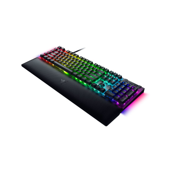 Razer BLACKWIDOW V4 - RGB Gaming Mechanical Keyboard - Underglow LED - Macro - Green Clicky Switches