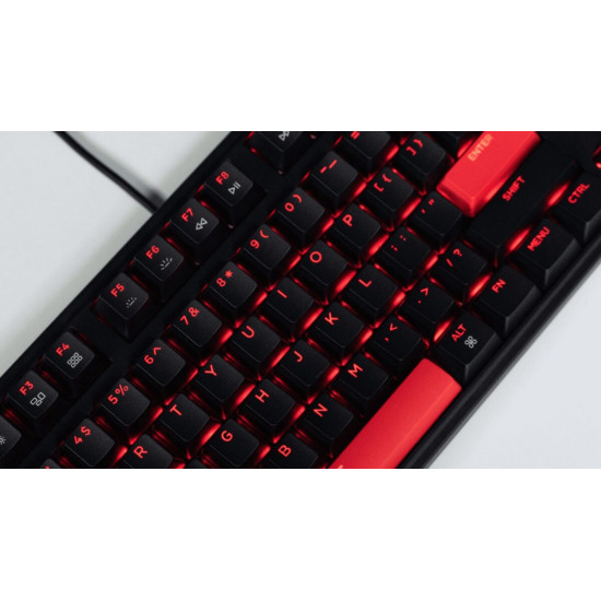 Keychron C3 Pro (C3P-H1) QMK/VIA Mechanical Red Switch - Hot Swappable 80% US Layout