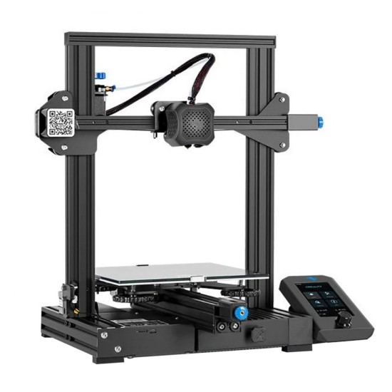 CREALITY Ender-3 V2 3D Printer - Silent, Carbo-Glass, Resume Print, DIY FDM, Build Size 22x22x25cm