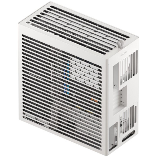 HAVN HS 420 VGPU white Premium Midi Tower Case - with vertical GPU support