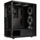 Kolink Observatory HF Plus Glass ARGB PWM Midi Tower Case - Black (with 6x120mm ARGB PWM Fans)