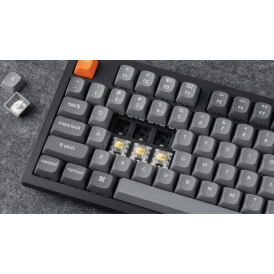 Keychron K8 Max (K8M-J4) QMK Wireless Mechanical Keyboard Banana Sw. Hot Swap RGB 80% US