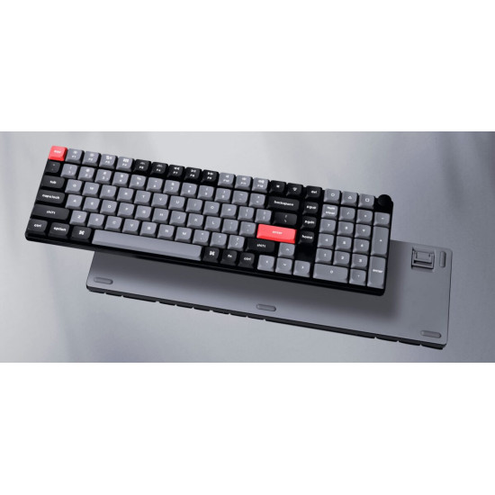 Keychron K17 Pro (K17P-H1) QMK/VIA Wireless Custom Mechanical Keyboard-Red Switch-Hot Swap-US