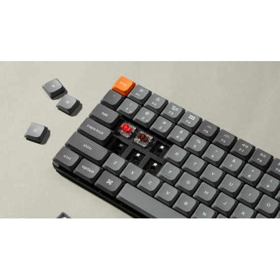 Keychron K3 Max QMK/VIA Wireless Custom Mechanical Keyboard-Red Switch (Hot-Swappable)