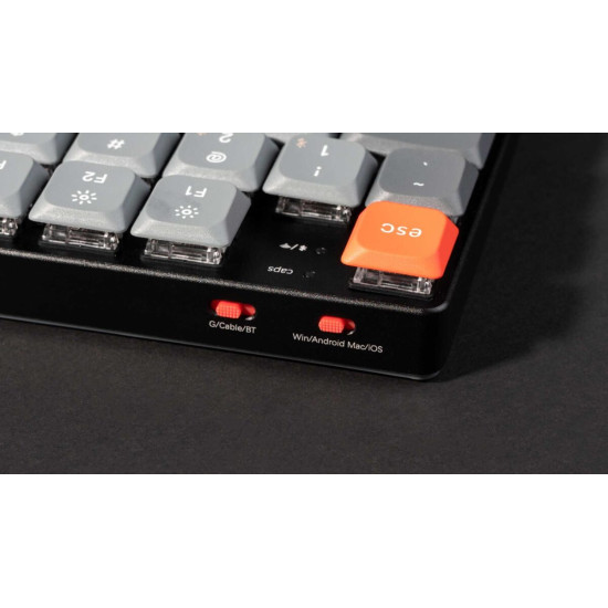 Keychron K5 Max QMK/VIA Wireless Custom Mechanical Keyboard-Brown Switch (Hot-Swappable)