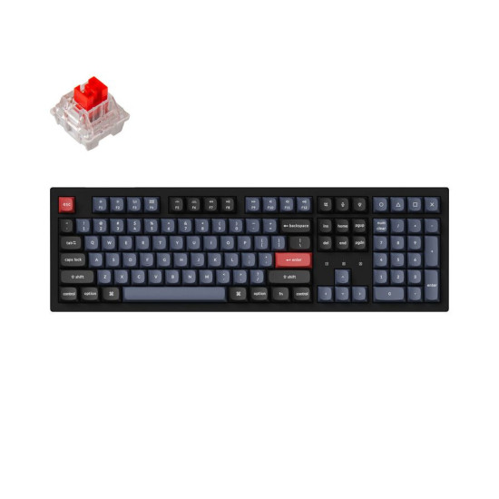 Keychron K10Pro (K10P-H1) QMK/VIA Wireless Mechanical Keyboard-Red Switch (Hot-Swappable) 100% USLay