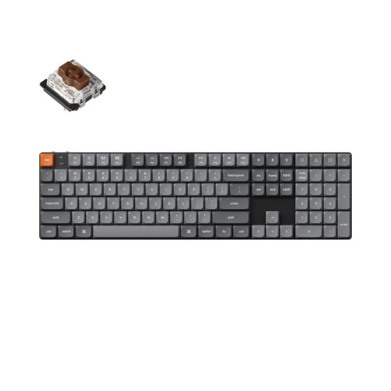 Keychron K5 Max QMK/VIA Wireless Custom Mechanical Keyboard-Brown Switch (Hot-Swappable)