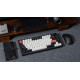 Keychron Q1 HE (Q1H-P1) QMK White Wireless Custom Hall Effect Keyboard Purple Switch US Layout