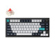 Keychron Q1 Max QMK/VIA Wireless Custom Mechanical Keyboard-Red Switch-Shell White