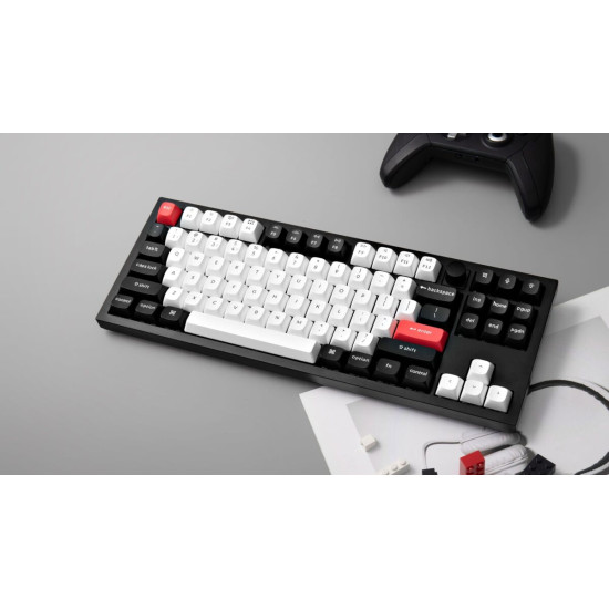 Keychron Q3 HE (Q3H-M1) QMK Wireless Custom Hall Effect Keyboard Purple Switch 80% US Layout