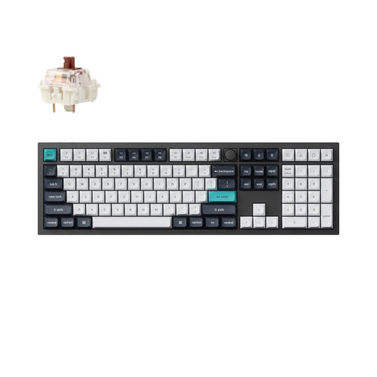 Keychron Q6 Max QMK/VIA Wireless Custom Mechanical Keyboard-Brown Switch