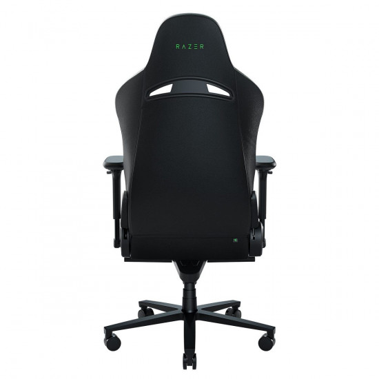 Razer ENKI Gaming Chair Black/Green - Built-in Lumbar Arch Memory Foam PU Leather Adjustable Recline
