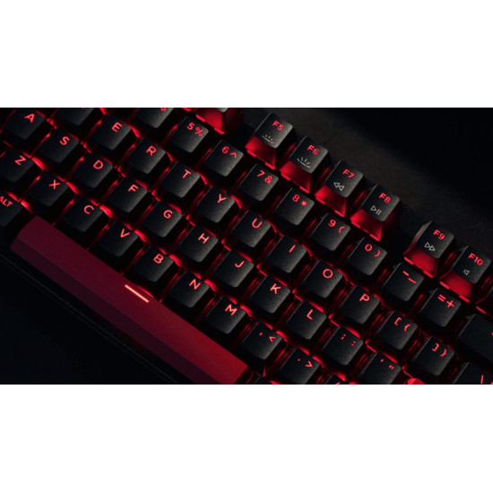 Lemokey X1 QMK/VIA (X1-A1) Wired Mechanical Keyboard 80% Red Switch US Layout