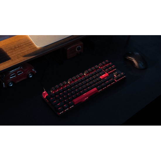 Lemokey X1 QMK/VIA (X1-A1) Wired Mechanical Keyboard 80% Red Switch US Layout