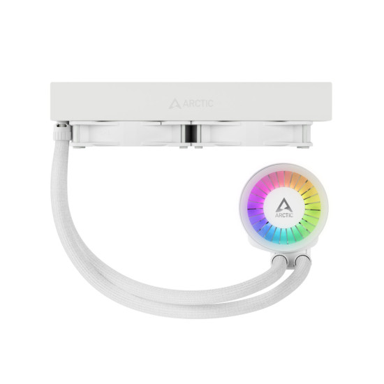 Arctic Liquid Freezer III 240mm A-RGB White AIO CPU Water Cooler 2x P12 PWM PST A-RGB fan