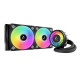 Arctic Liquid Freezer III 280mm A-RGB Black AIO CPU Water Cooler 2x P14 PWM PST A-RGB fan