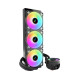 Arctic Liquid Freezer III 360mm A-RGB Black AIO CPU Water Cooler 3x P12 PWM PST A-RGB fan