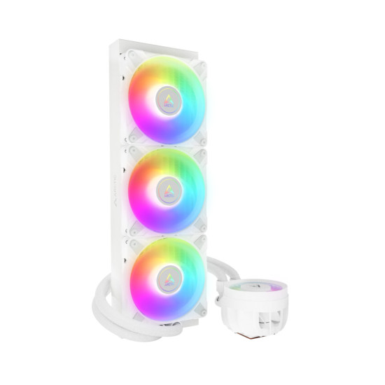 Arctic Liquid Freezer III 360mm A-RGB White AIO CPU Water Cooler 3x P12 PWM PST A-RGB fan