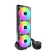 Arctic Liquid Freezer III 420mm A-RGB Black AIO CPU Water Cooler 3x P14 PWM PST A-RGB fan