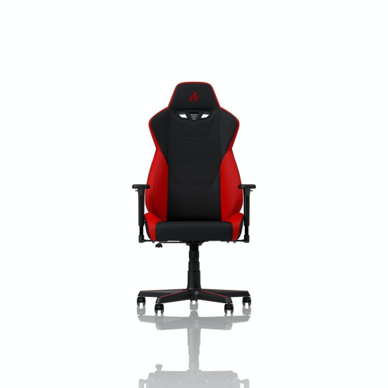 Nitro Concepts S300 Gaming Chair - Quality Fabric & Cold Foam - Inferno Red