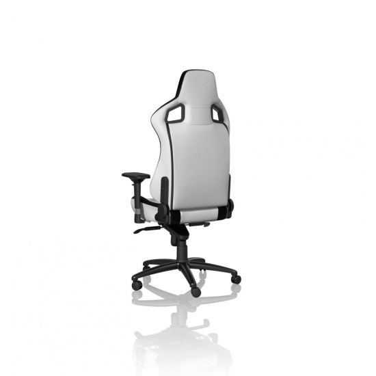 noblechairs EPIC Gaming Chair Breathable, 4D armrests, 60mm casters - black/white
