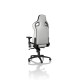 noblechairs EPIC Gaming Chair Breathable, 4D armrests, 60mm casters - black/white