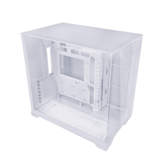 Lian Li O11 Vision Compact White - White EATX(under 280mm)/ATX 2 top panels 360AIO  Tower PC Case