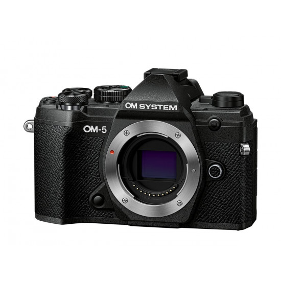 Olympus OM-5 body black, BLS-50 Battery, Eyecup, USB-AC Adapter
