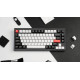 Keychron Q1 HE (Q1H-P1) QMK White Wireless Custom Hall Effect Keyboard Purple Switch US Layout