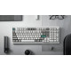 Keychron Q5 Max (Q5M-P1) QMK/VIA Wireless Custom Mechanical White Keyboard-Red Switch US Layout