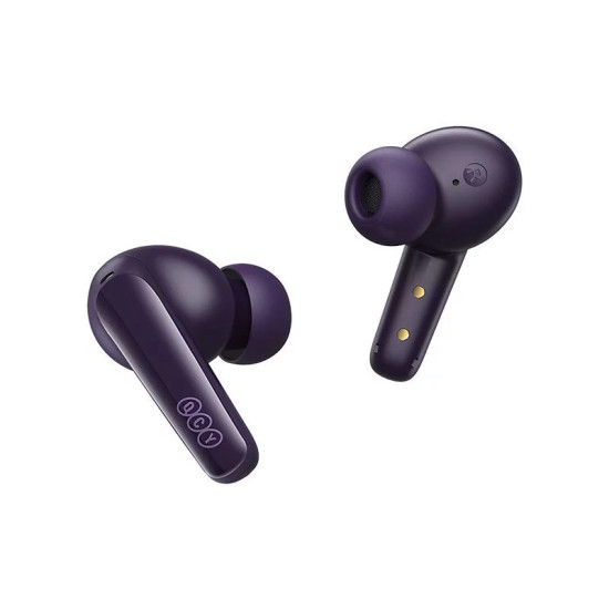 QCY T13X TWS Purple - 30 hour battery - True Wireless in-ear earbuds - Quick Charge 380mAh