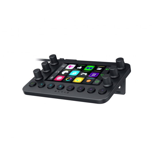 Razer Stream Controller - 12 Haptic Keys - 6 Tactile Dials - 8 RGB Buttons - LCD Touch - PC/MAC