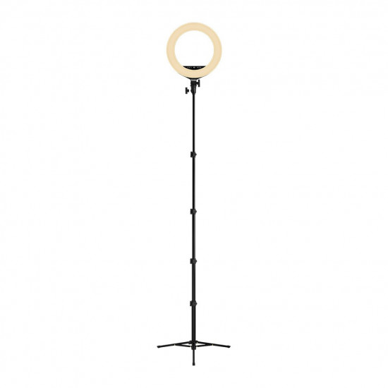 Streamplify Light 14 Streaming Ring Light - Black 36cm & tripod - selfie stick