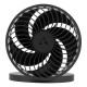Arctic Summair Plus - Foldable Table Fan with Integrated Battery, Black