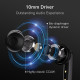 QCY T13 ANC Black - TWS 10mm Dynamic Driver, 4-mic 28dB ANC, Bluetooth 5.3, 7hr-30hr, 75ms latency