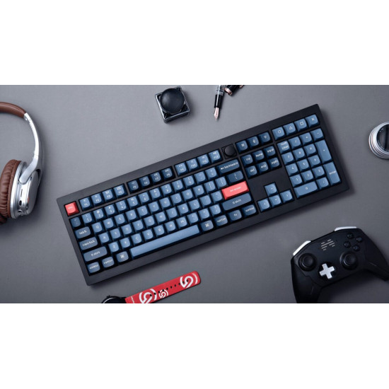 Keychron V6 Max (V6M-D1) QMK/VIA Wireless (BT/2,4/Wired) Custom Mechanical Keyboard Red Switch US