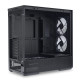 Lian Li LANCOOL 207 Black - ATX PC Case (4 ARGB FANS) 2 x front 140 PWM & 2  bottom 120 PWM reverse