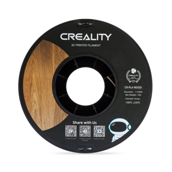 CREALITY CR-Wood Filament White Pine, 3D Printer  1 kg Spool,1.75mm (3301130001)