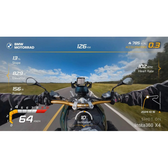 Insta360 X4 - 8k 360 Action Camera - BMW Motorrad Edition