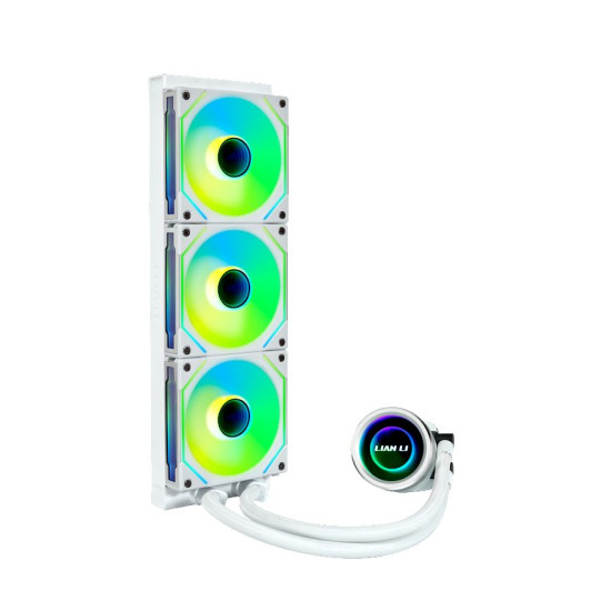 Lian Li Galahad II Trinity 360 SL-Inf White - AIO GPU Liquid Cooler  with ARGB INFINITY Fans