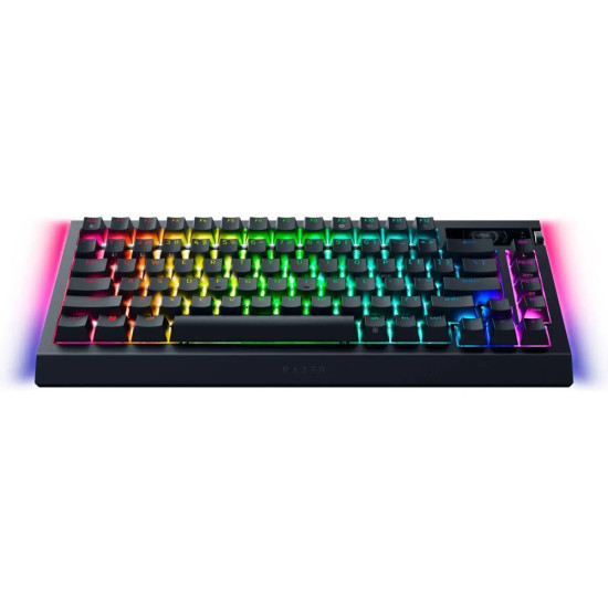 Razer BLACKWIDOW V4 75% Pro Wireless Mechanical RGB Gaming Keyboard - Hot-Swappable - Orange Switche