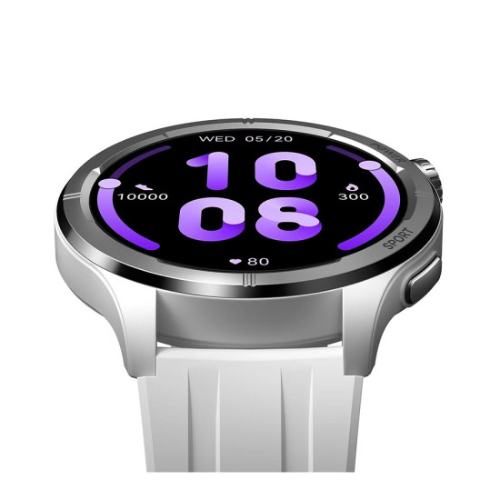 Haylou Solar Neo Silver - Smart Call Watch 1,53 TFT Screen BT5.3 IP68 Waterproof SOS Emergency Call