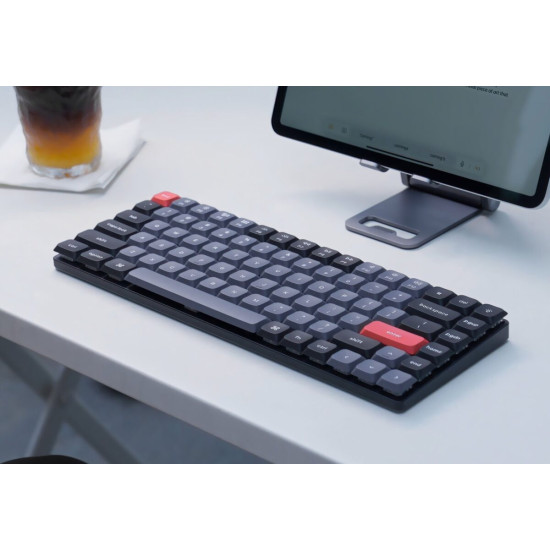 Keychron K3 Pro (K3P-B1) QMK/VIA Wireless Custom Mechanical Keyboard-Red Switch 75% US Layout