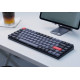 Keychron K3 Pro (K3P-B1) QMK/VIA Wireless Custom Mechanical Keyboard-Red Switch 75% US Layout