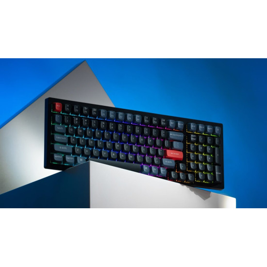 Keychron K4 Pro (K4P-H1) QMK/VIA Wireless Mechanical Keyboard-Red Switch (Hot-Swappable) US Layout